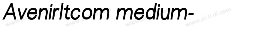 Avenirltcom medium字体转换